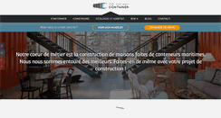 Desktop Screenshot of ma-maison-container.fr